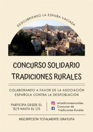 Concurso Solidario Tradiciones Rurales PARTICIPA: desde el 13 de marzo hasta el 1 de mayo